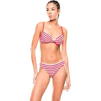 EA7 per donna. 7W001483_AF24572 Bikini rosso acqua (S), Beachwear, Viscosa