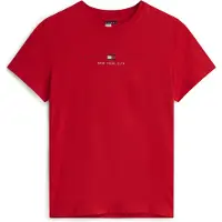 Tommy Hilfiger Regular Us Linear Ss Amaryllis Red Taglia: S | Maglie Sportivi Outlet | Donna | Rosso