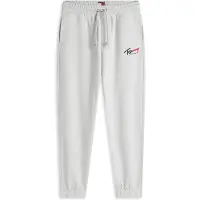 Tommy Hilfiger Pantaloni 'Signature Logo Cuffed' grigio chiaro
