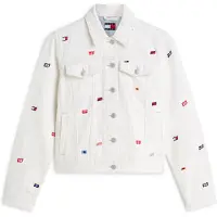 Tommy Hilfiger Classic Trucker Denim White Taglia: S | Giacche di jeans Outlet | Donna | Blu