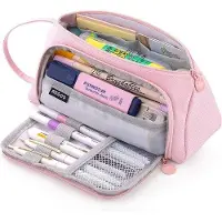 OEM Cartella per ragazze, capiente, rosa chiaro