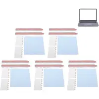 OEM Filtro privacy rimovibile - Set da 5 - Adesivo bifacciale - Linguette di fissaggio scorrevoli in plastica