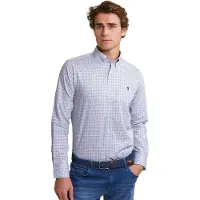 River Woods Custom Fit Checked Shirt Blue/beige Taglia: 3XL | Camicie Casual Outlet | Uomo | Blu