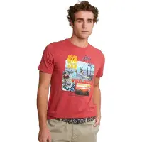 River Woods Normal Fit Basic T-shirt Short Sleeves Scarlet Mix Taglia: S | T-shirt stampate Outlet | Uomo | Rosso