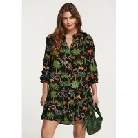 Shiwi Tuvalu Dress Jaipur Palm Black Taglia: M | Abiti in T-Shirt Outlet | Donna | Nero