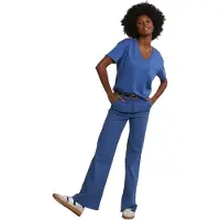 River Woods Blue Basic V-neck T-shirt Short Sleeves Taglia: XS | Maglie Sportivi Outlet | Donna | Blu