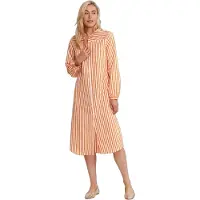 River Woods Orange/white Striped Loose Dress Taglia: 36 | Abiti in T-Shirt Outlet | Donna | Arancione