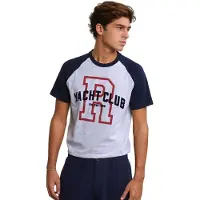 River Woods Custom Fit Fantasy T-shirt Oyster Mix Taglia: XL | T-shirt stampate Outlet | Uomo