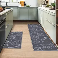 OEM Set Azomor composto da 2 comodi tappetini da cucina antiscivolo per diversi ambienti