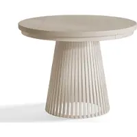 Alpi Möbel Tavolo da Pranzo Allungabile, Tavolo da Cucina Rotondo, Stabile Costruzione con Gambe in Metallo, Diametro 100 cm, Cashmere, Collezione Nero