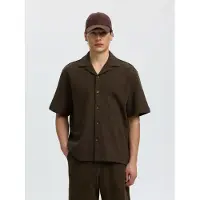 Selected Camicia Over Uomini Marrone S