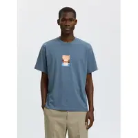 Selected T-shirt Uomini Grigio S