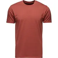 Black Diamond BD Stripe S/S Tee T-shirt Uomo (L, rosso)