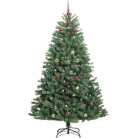 vidaXL Albero di Natale artificiale pieghevole verde 150 cm