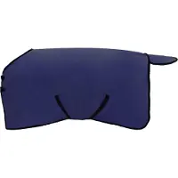 vidaXL Coperta per cavalli, blu navy, 85 cm, in pile di poliestere