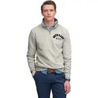 Superdry per uomo. M2014478A Felpa Vintage Athletic Half Zip grigia (3XL), Casual, Grigio, Cotone
