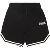 Lonsdale Pantaloni 'Gunner Side' nero / bianco