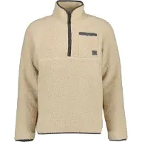 Didriksons Phoenix Half Zip Pullover in pile Uomo (XXL, beige)