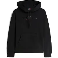 Tommy Hilfiger Regular Us Linear Hoodie Black Taglia: L | Felpe con cappuccio Outlet | Donna | Nero