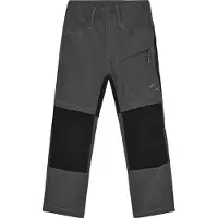 Color Kids Kid's Pants Stretch with Zip Off Pantaloni da trekking Bambini (128, grigio)