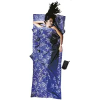 Cocoon TravelSheet Cotton Sacco a pelo da viaggio (220 x 90 cm, blu)