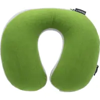 Cocoon U-Shaped Down Neck Pillow Cuscini (33 x 27 x 12 cm, verde/grigio)
