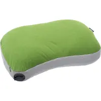 Cocoon Air-Core Down Travel Pillow Cuscini (30 x 41 cm, verde/grigio)