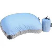 Cocoon Air-Core Hood/Camp Pillow Cuscini (28 x 37 cm, blu/grigio)