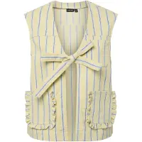 Pieces Gilet In Denim | Giallo | M