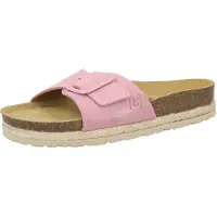 Espadrij l'orginale Women's Copine Mono Velour Sandali Donna (39, beige/fuchsia)