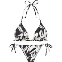 French Connection Bikini nero / bianco