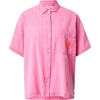 Rip Curl Women's Hotel Malibu Embroid Shirt Camicetta Donna (S, fuchsia)