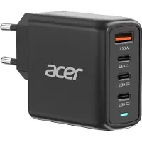 Acer Caricatore GaN PD 100W , Porte USB: 3C+1A, Spina EU