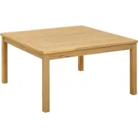 vidaXL Tavolino in legno di acacia chiaro 85 x 85 x 45 cm Legno massello di acacia