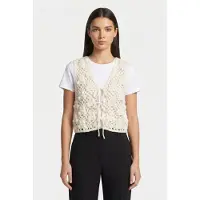 And Other Stories & Other Stories Bono Crochet Vest White Taglia: S | Camicie Outlet | Donna | Bianco
