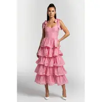 And Other Stories & Other Stories Eyeris Dress Solid Pink Taglia: 34 | Maxi abiti Outlet | Donna | Rosa