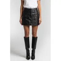 And Other Stories & Other Stories Noomi Leather Skirt Black Taglia: 42 | Minigonne Outlet | Donna | Nero