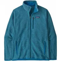 Patagonia - Pile caldo con zip - M's Better Sweater Jkt Aquatic Blue per Uomo in Poliestere Riciclato - Taglia M