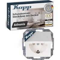 Kopp Presa con spina ATH, bianco