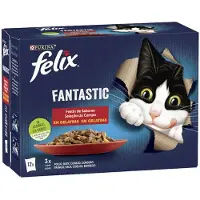 Purina Felix Carni Fantastiche Cibo Umido Per Gatti 4x24x85g