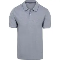 Gant per uomo. 2014102 Polo in due tonalità di blu (L), Casual, Cotone, Manica corta
