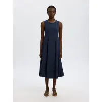Selected Vestito Midi Donne Blu 34