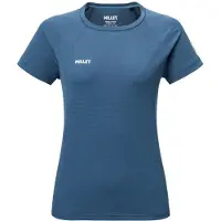 Millet Women's Fusion S/S T-Shirt T-shirt Donna (XS, blu)