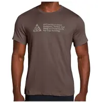 Nike ACG Dri-Fit T-Shirt Maglia funzionale Uomo (XL, marrone)
