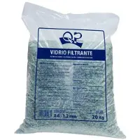Productos Qp Vetro Filtrante 20kg 0.6-1.2mm