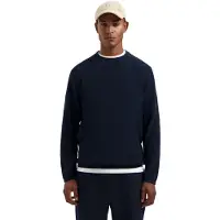 Dstrezzed Ds-chenille Crewneck Dk. Navy Taglia: S | Maglioni a maglia Outlet | Uomo | Blu