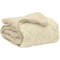 vidaXL , coperta invernale, 200 x 240 cm, colore crema, traspirante