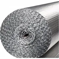 OEM Foglio di alluminio isolante - Barriera ad alta efficienza energetica - Isolamento termico - 1x5 m - Argento