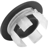 OEM Copertura in ottone lucido per lavabo, nera, bagno, cucina