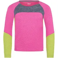 TROLLKIDS Girl's Seiland Longsleeve Maglia funzionale Bambini (152, fuchsia)
